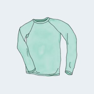 V-Neck T-Shirt 10 Long Sleeve Tee