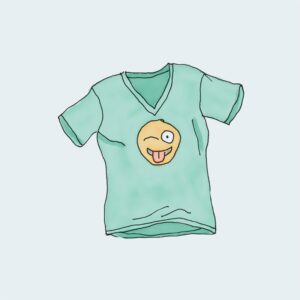 V-Neck T-Shirt 15 T-Shirt with Logo