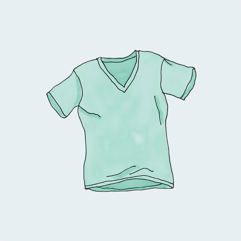 V-Neck T-Shirt 2 V-Neck T-Shirt - immagine 2